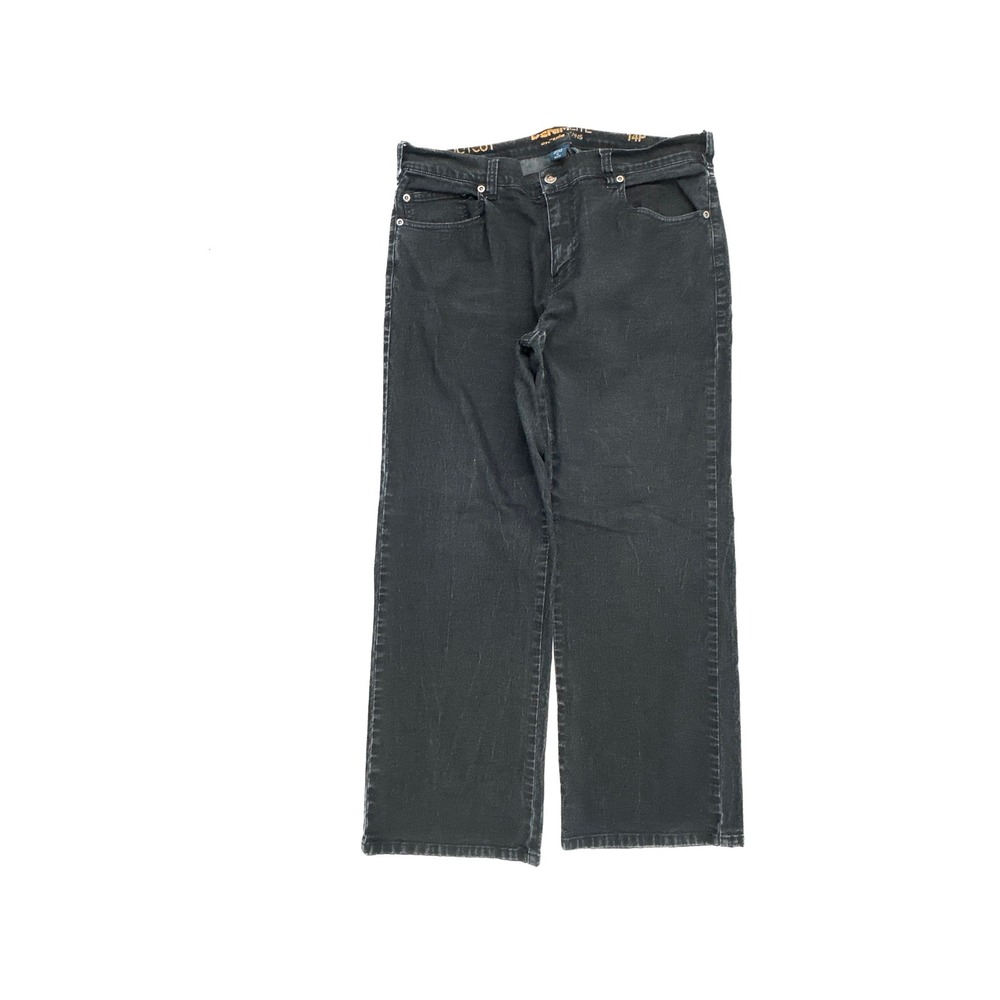 Avenue Denimlite Bootcut Jeans Black Stretch Petite Size 14P RN73960